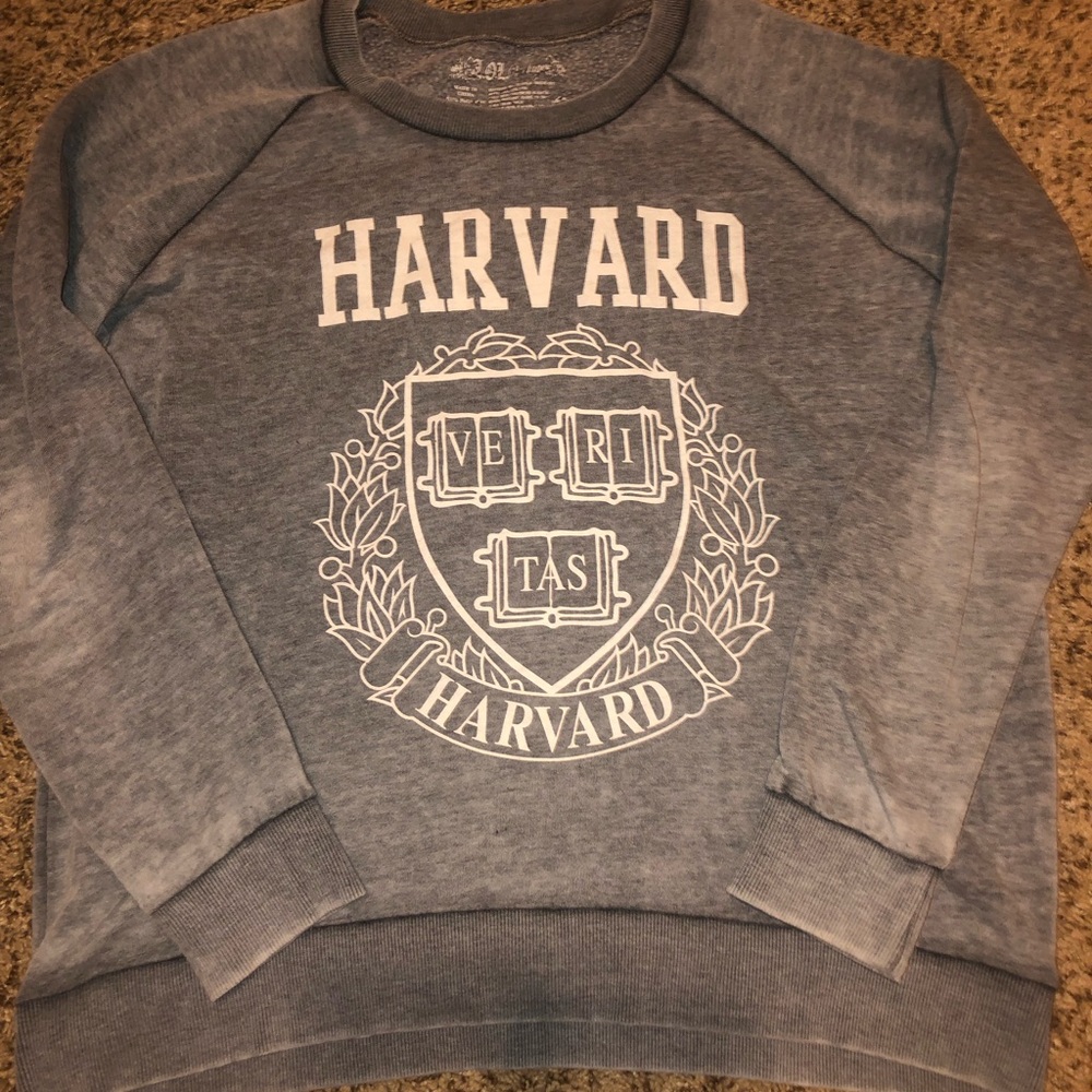 Harvard sweater size large
